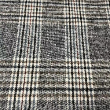 Tissu à carreaux en tweed pour manteau d&#39;hiver